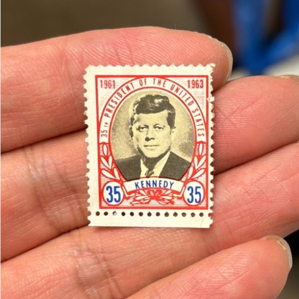 Super rare 35th US President Kennedy Stamp